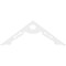Ekena Millwork Pitch Cena Architectural Grade PVC Gable Pediment, 72"W x 27"H x 1"P (9/12) GPP072X027X100CEN - alternate 4